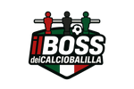 fammi un logo che contenga la scritta "ilBOSSdeiCALCIOBALILLA"